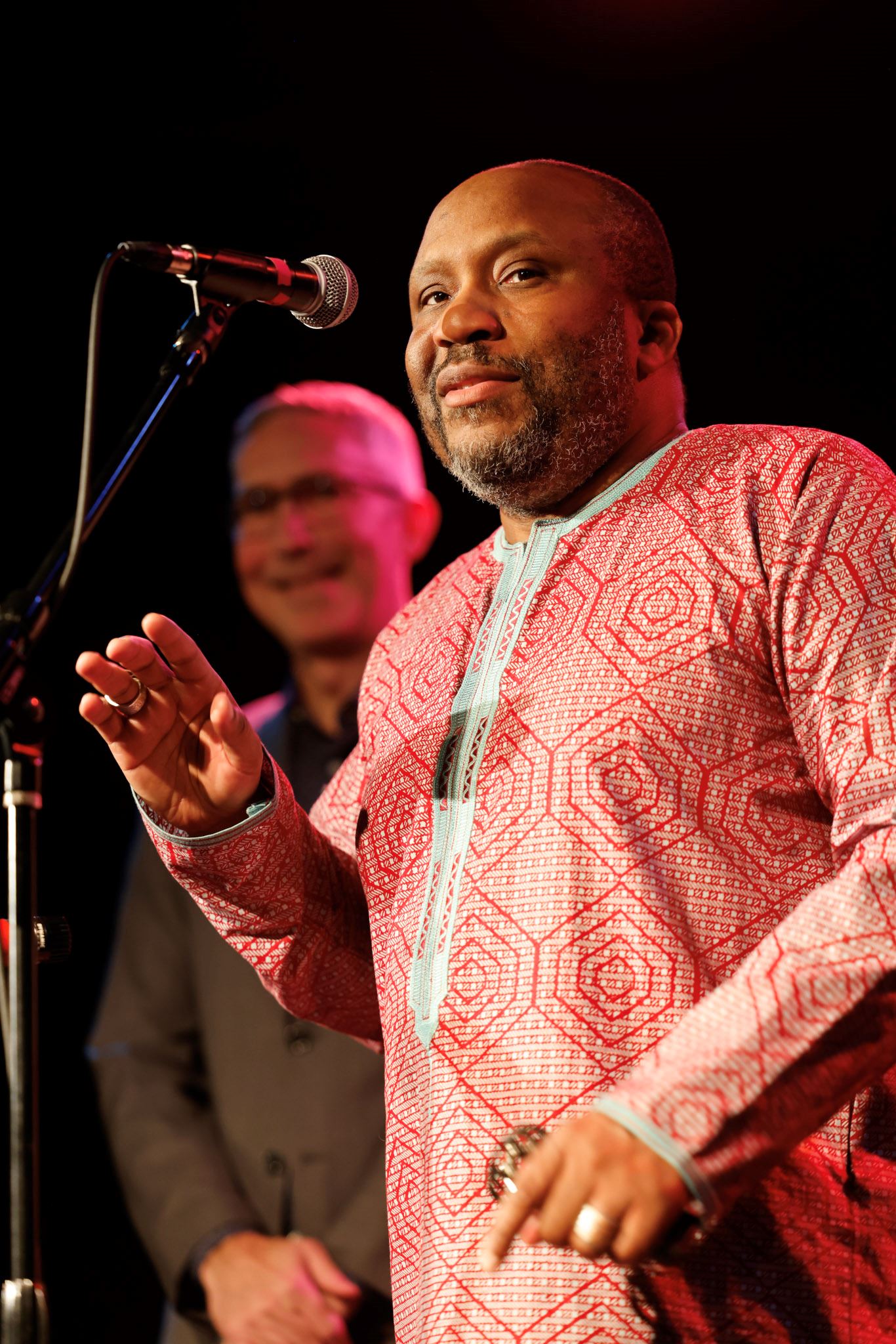 Fred Joiner with Mayor Damon Seils