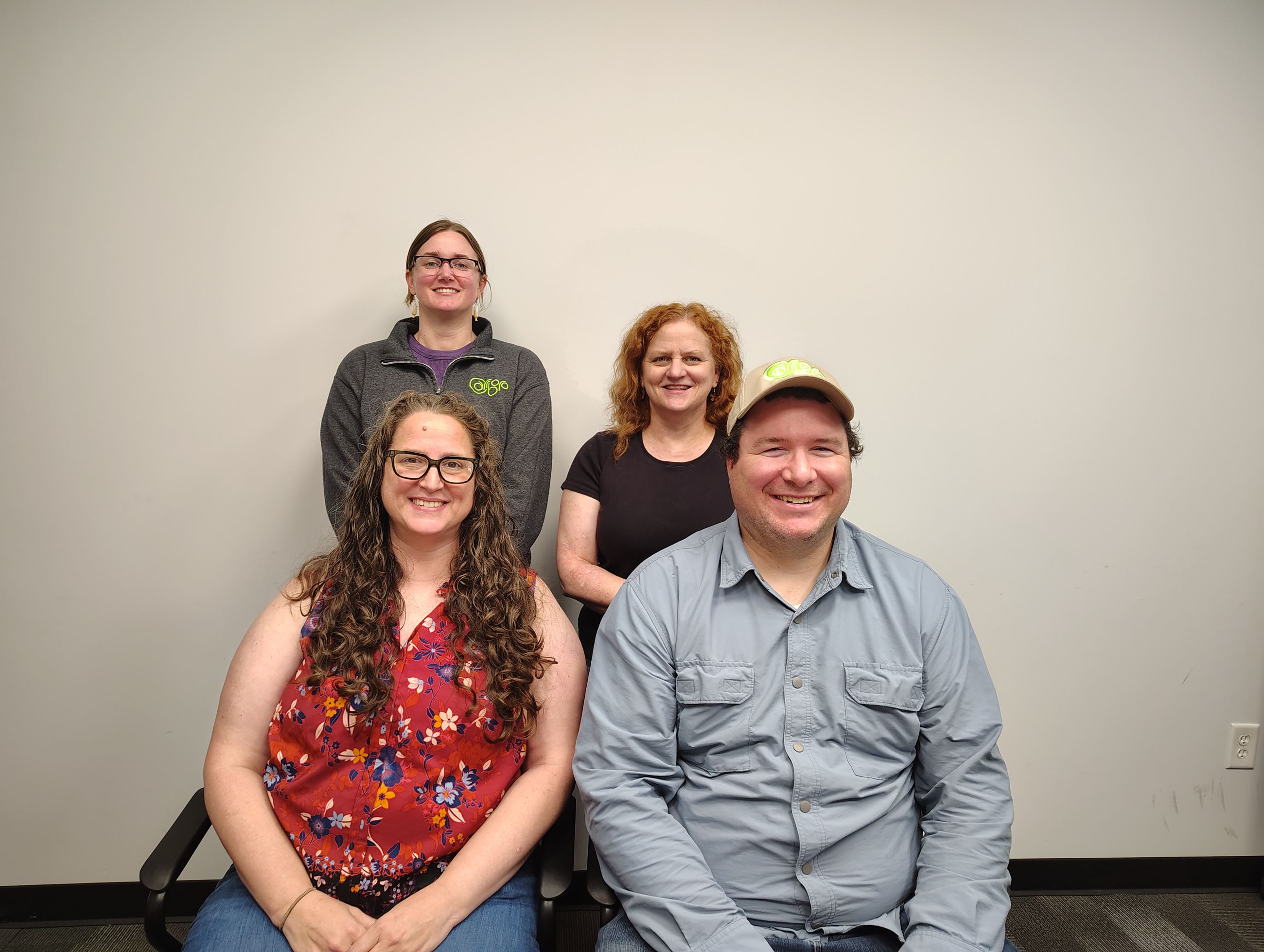 Picture shows four Stormwater employees. 